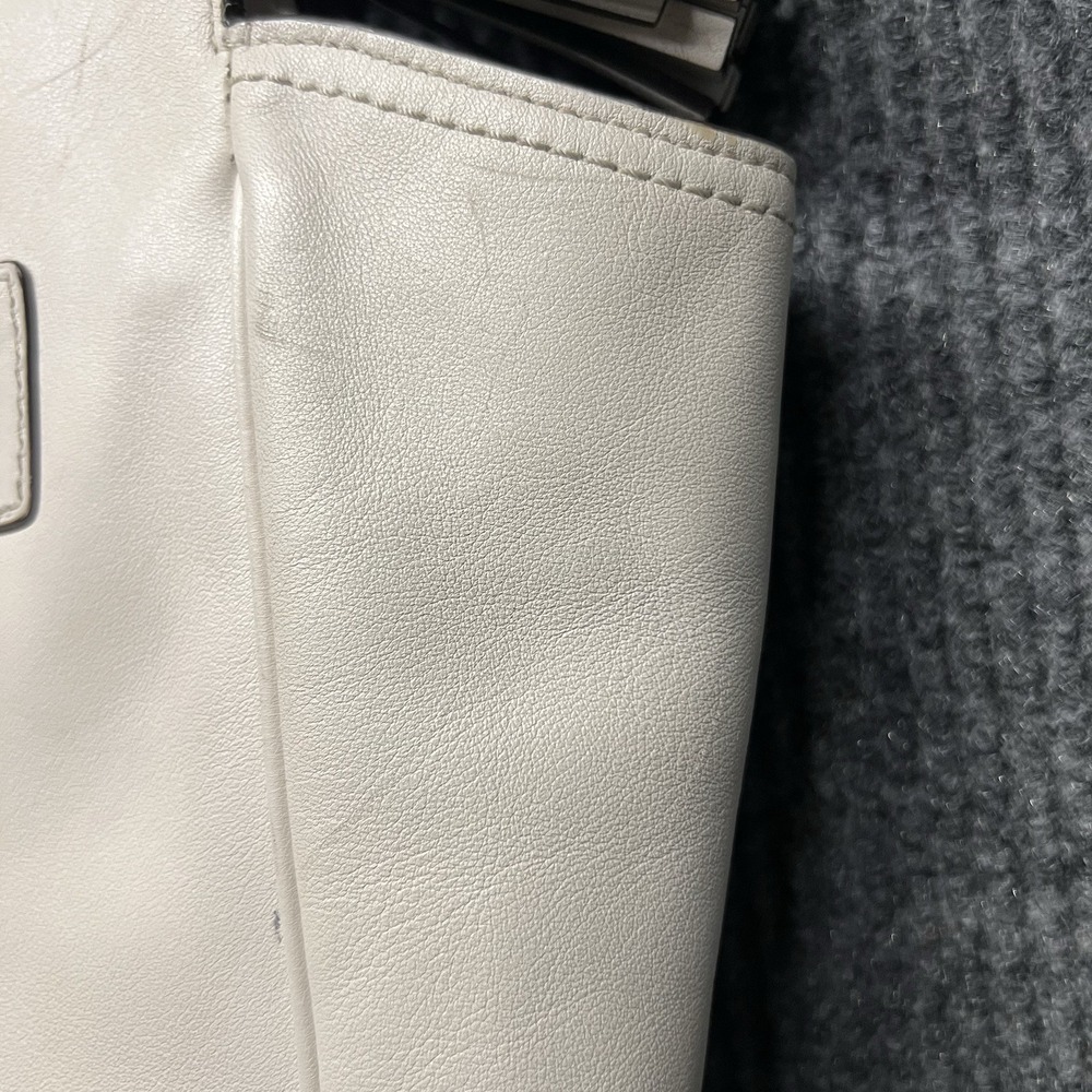 Coach Legacy Leather Medium Handbag Purse White 19890 - Picture 7 of 12